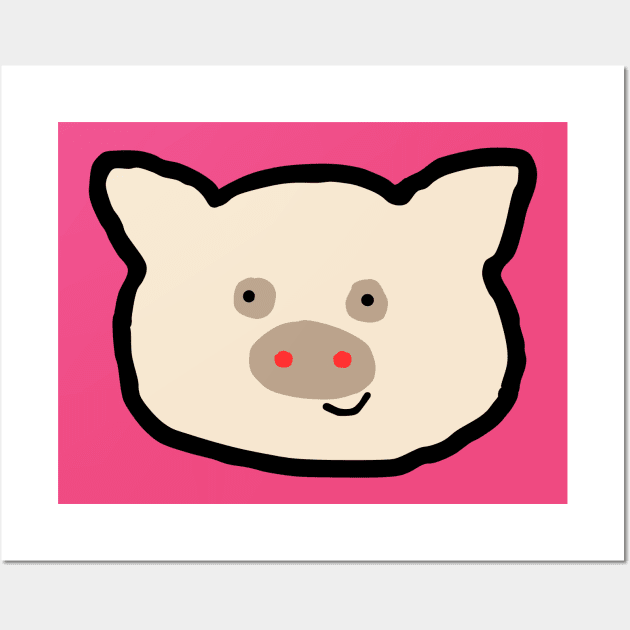 Cute piggy Wall Art by NomiCrafts